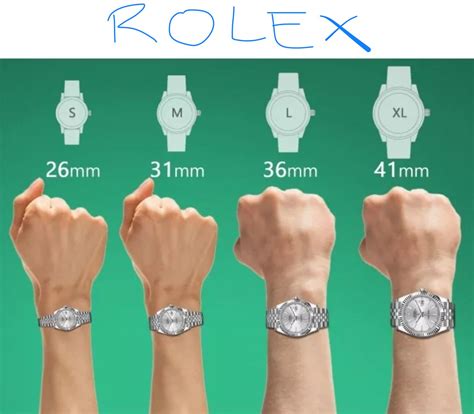 26mm rolex on wrist|rolex size chart.